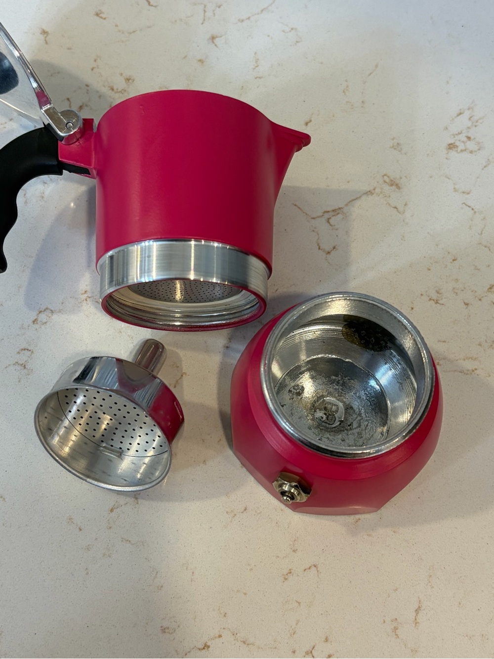 Bialetti Pink Stovetop Moka Pot - Flammella - Picture 6 of 8